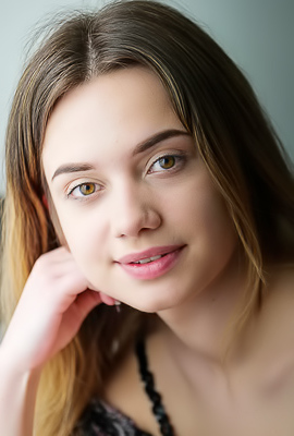 Trinity Free Strips Her Black Lingerie