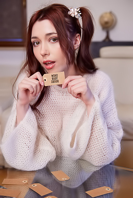 Mila Azul Stroking Her Shaved Pussy And The Horny Cutie Smiles Naughtily