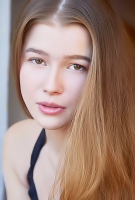 >Olivia Sparkle Strips Black Lace Panties For A Tempting Glimpse Of Her Plump-lipped Pussy