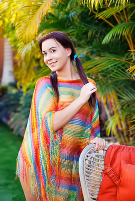 Emily Sweet Adorable Ukrainian Brunette Is Soon Sprawling Naked