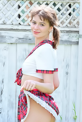 Marceline Sassy Sweetie Is Soon Naked Under The Outdoor Shower