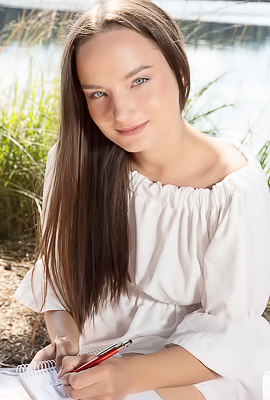 Deena Rolling Over To Flaunt Her Sexy Booty