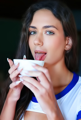 >Vixi Rafi In A Skimpy Bodysuit That Barely Covers Her Lovely Breasts