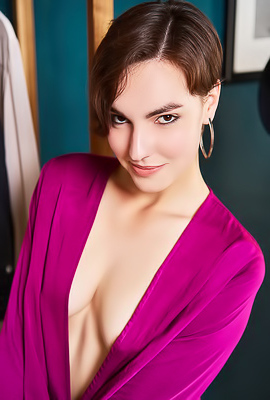 >Erika Luchini Teases Herself Breathless In Lace As She Strips For Intimate Pleasure
