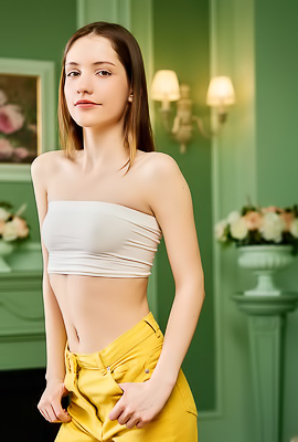 >Hareniks Spreads Thighs To Show Off Her Delicious Pussy In Stunning Poses