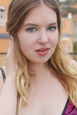 Lace Flows Over Her Curves, Nikoleta Begins A Sensual Stripping Tease
